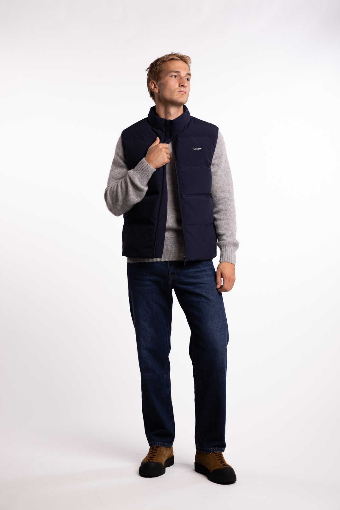 Daff Down Vest Dk. Navy
