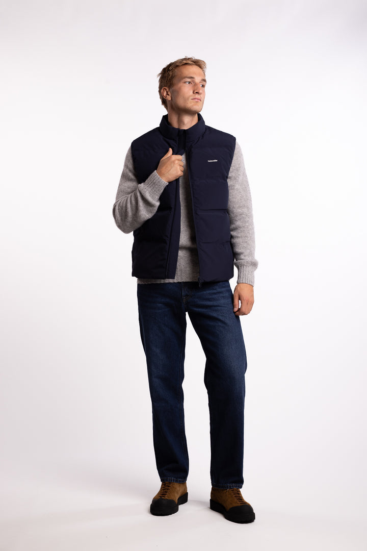 Daff Down Vest Dk. Navy