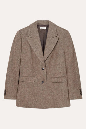 Abby Herringbone Blazer 