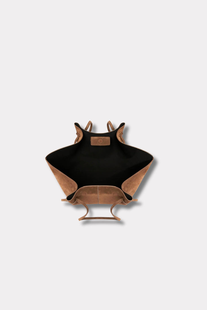 Large Mochi- Cognac Suede