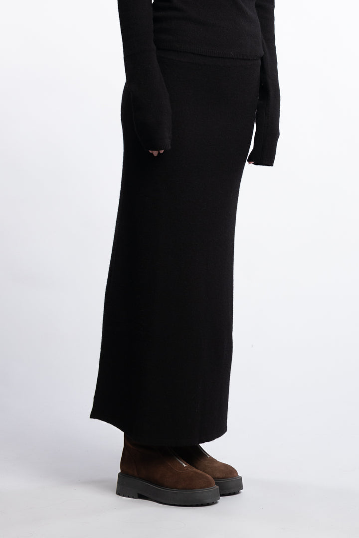 Jana Knit Skirt - Black
