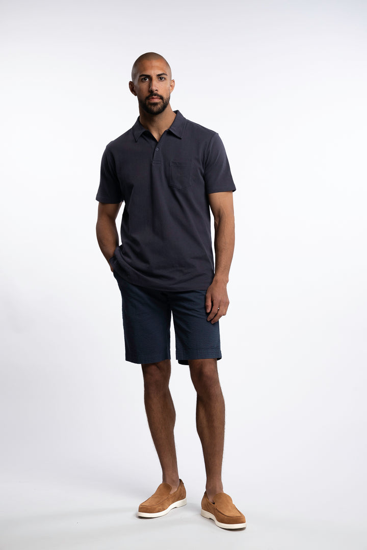 Seersucker Shorts Blue