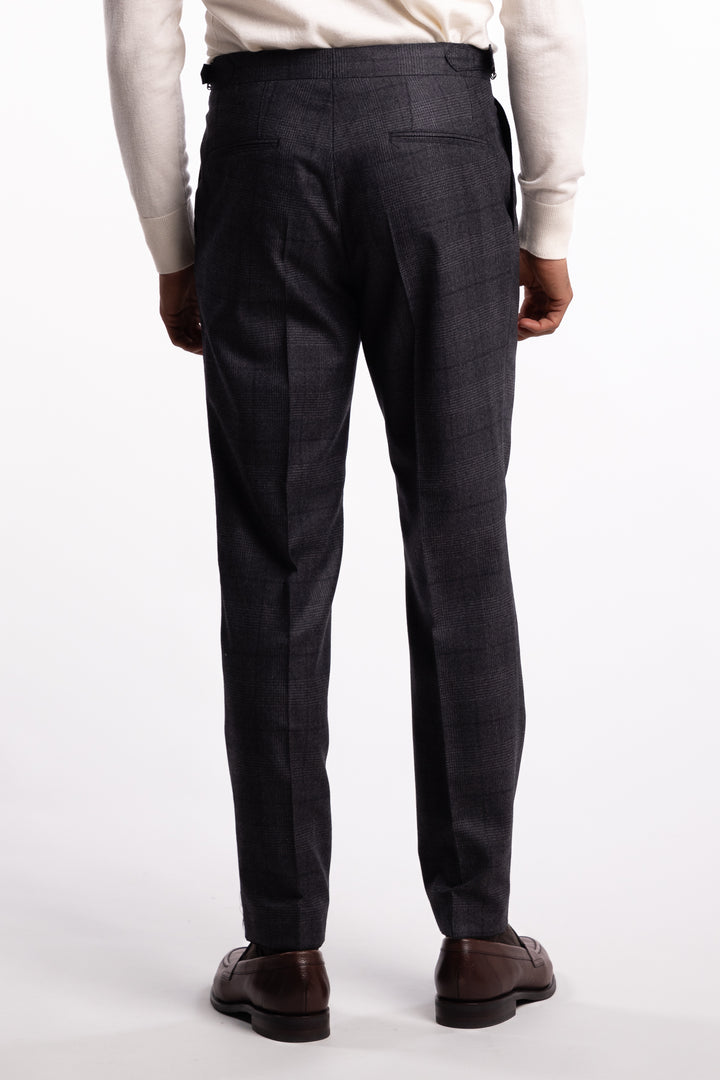 Prato Flanell Pant Grey Check