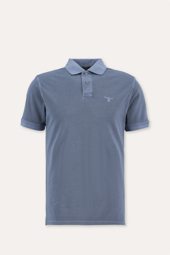 Tartan Polo Washed Blue