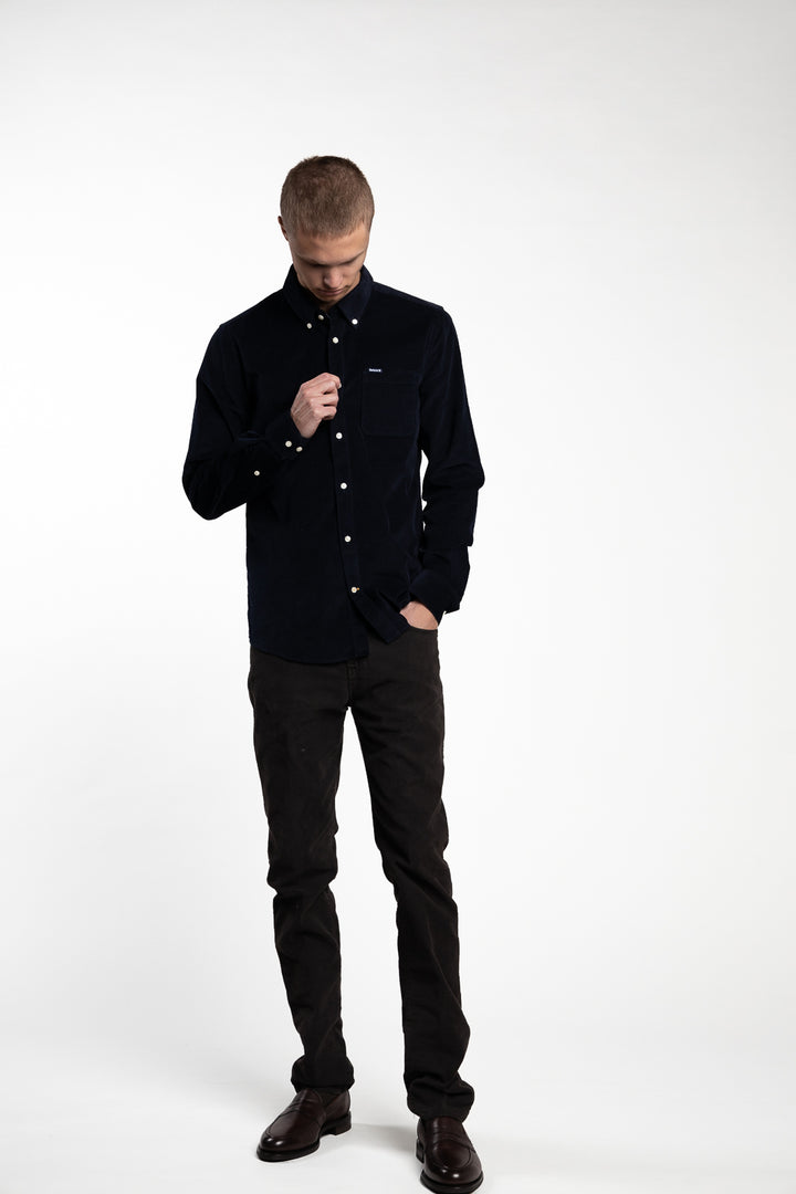 Ramsey Corduroy Shirt Navy