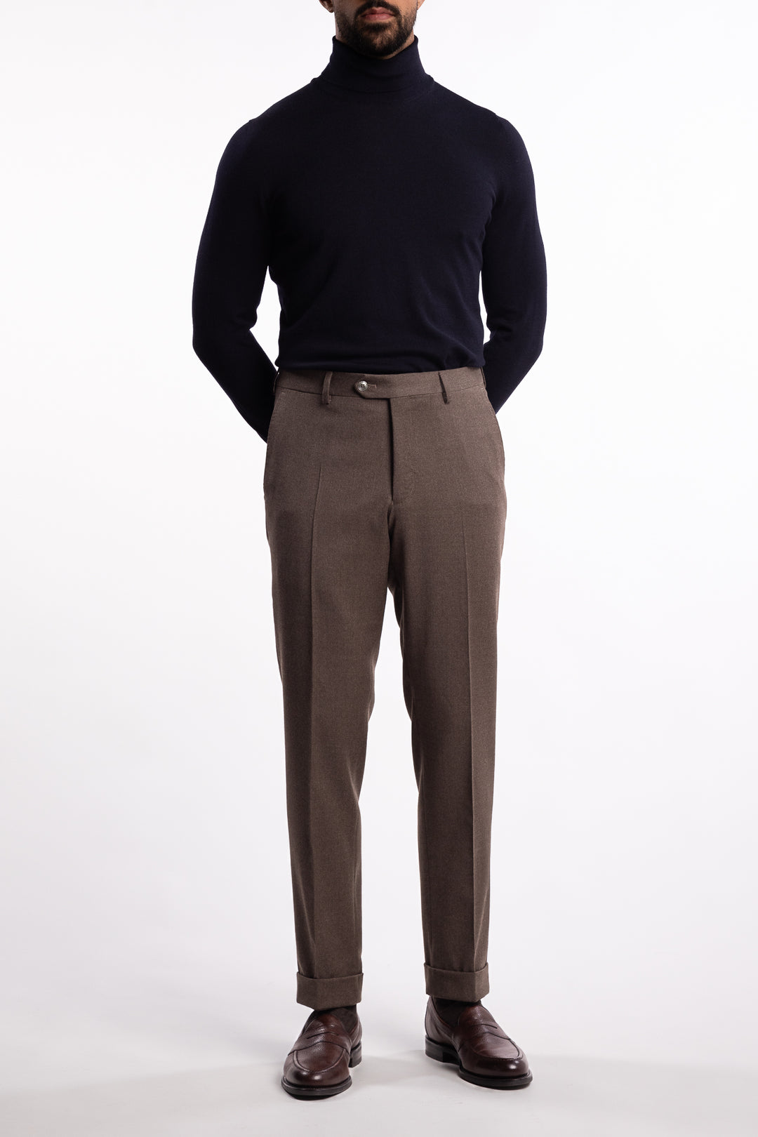 Wool Turtleneck Navy