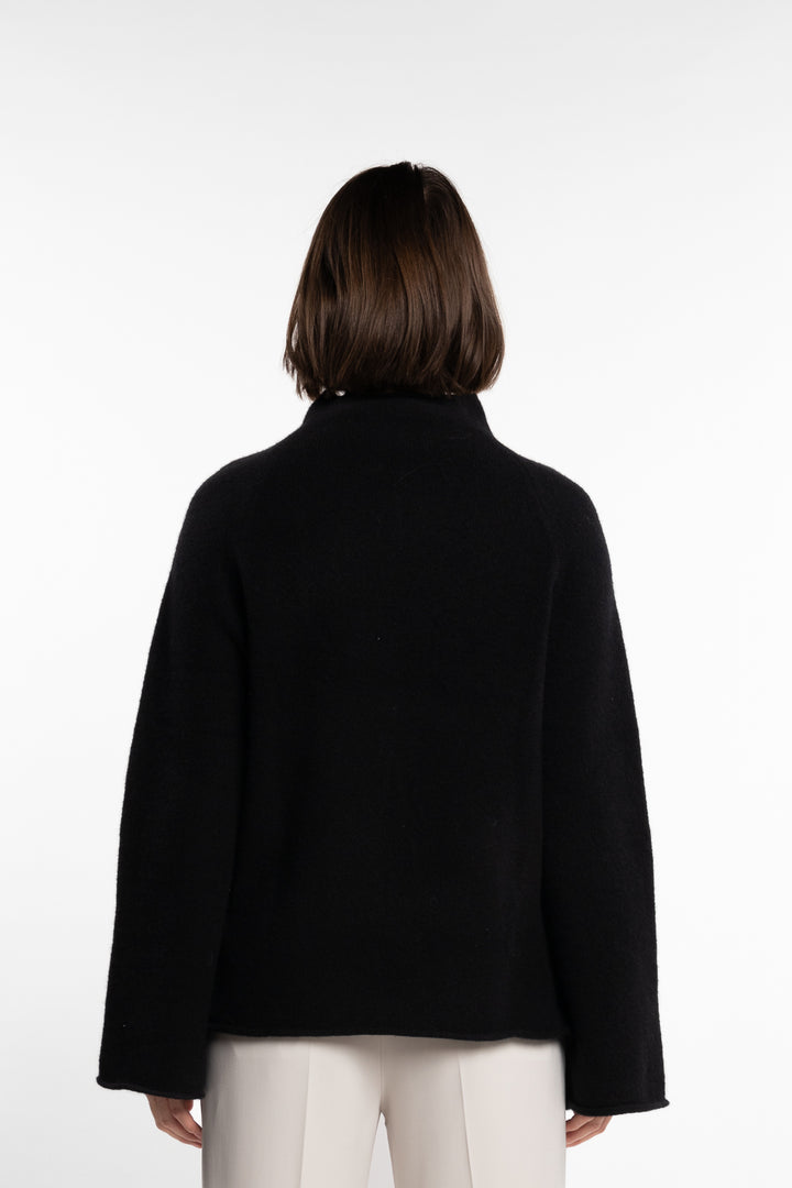 Wool Yak Sweater- Black