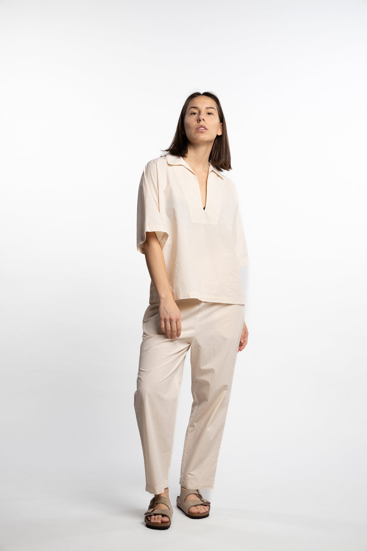 Trousers Joie 25- Ecru