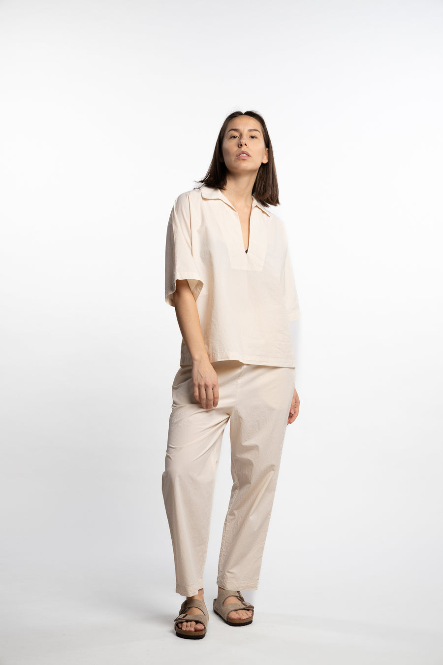Trousers Joie 25- Ecru
