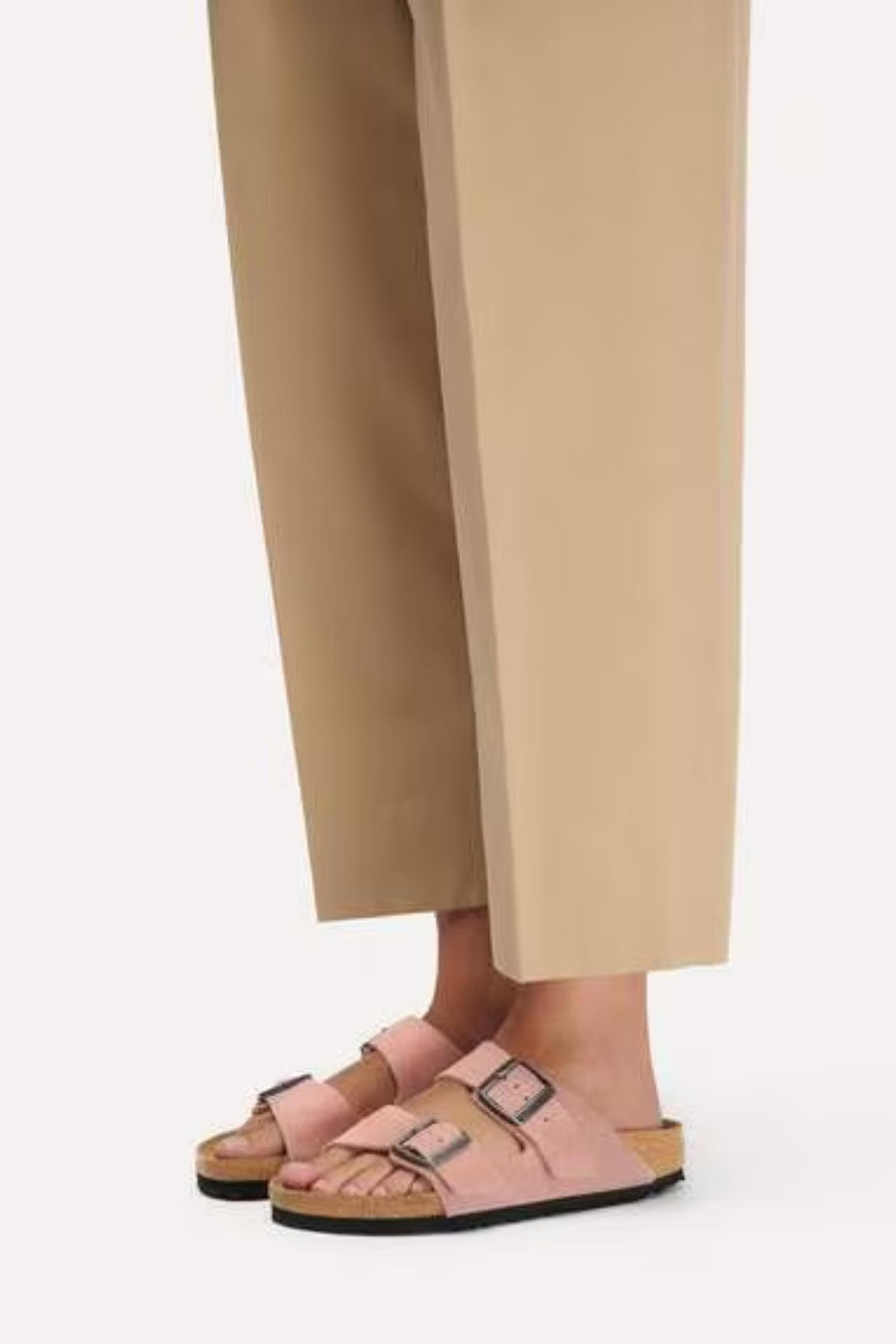 Women's Arizona Suede Leather- Pink Clay