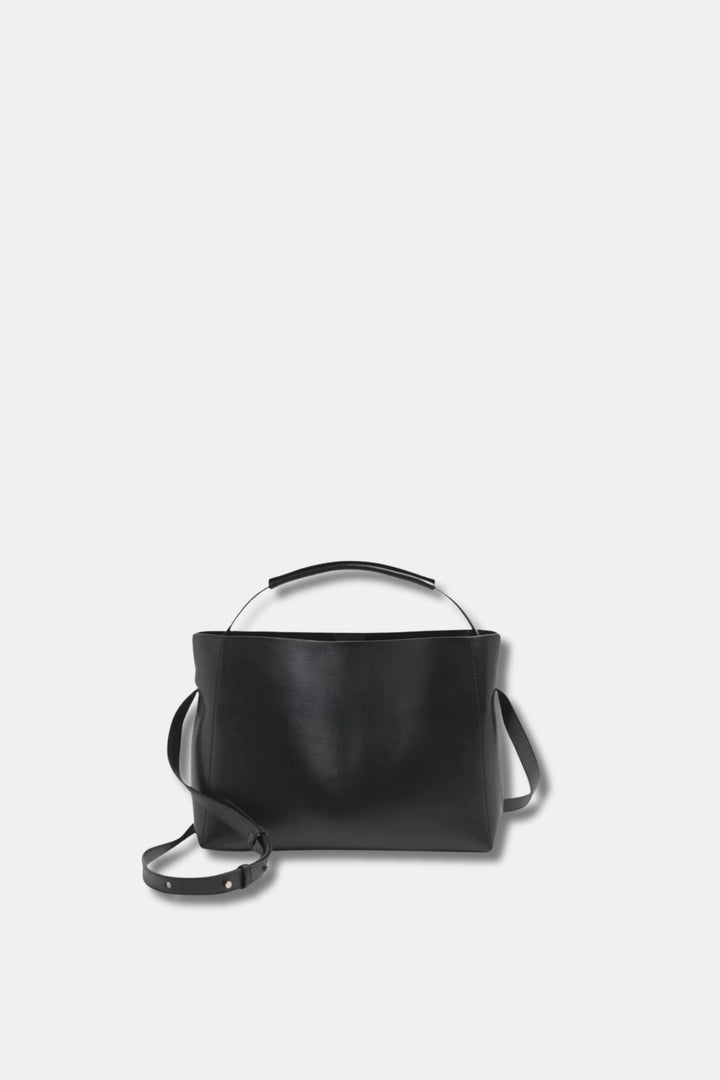 Hedda Grande Handbag- Black Leather