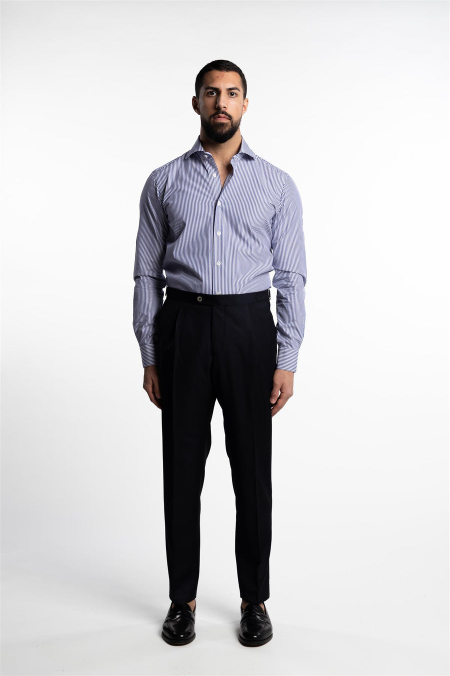 Culto Cotton Shirt Blue Stripes