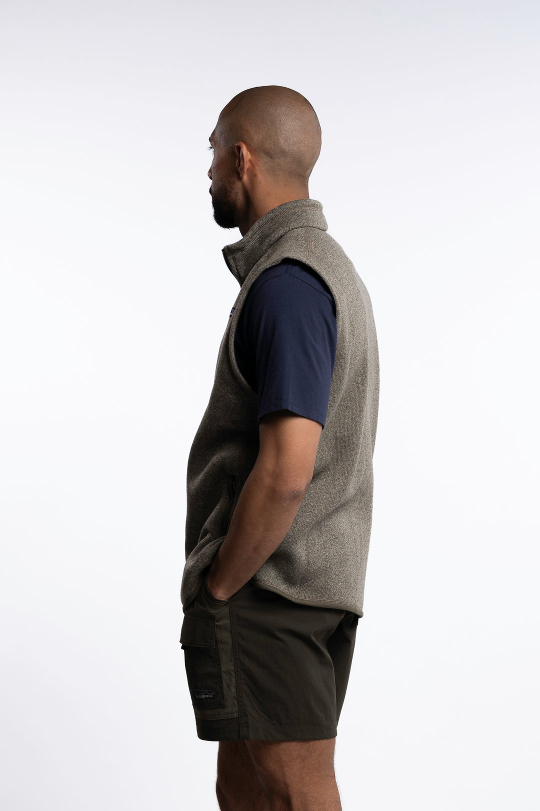 M Better Sweater Vest River Rock Green