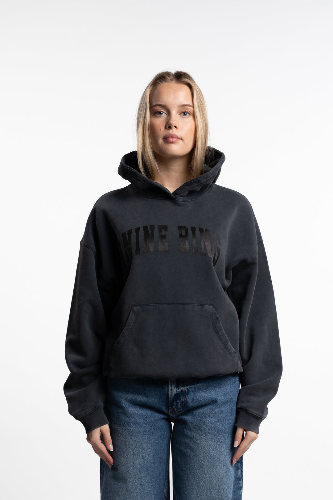 Harvey Sweatshirt- Dark Washed Black