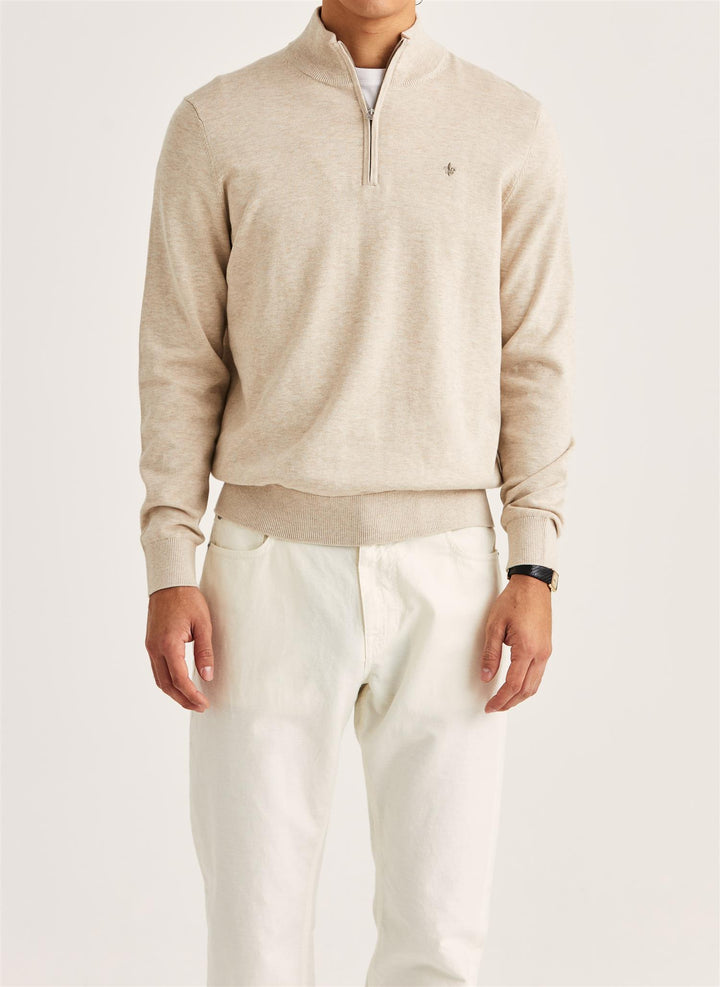 Riley Half Zip Khaki