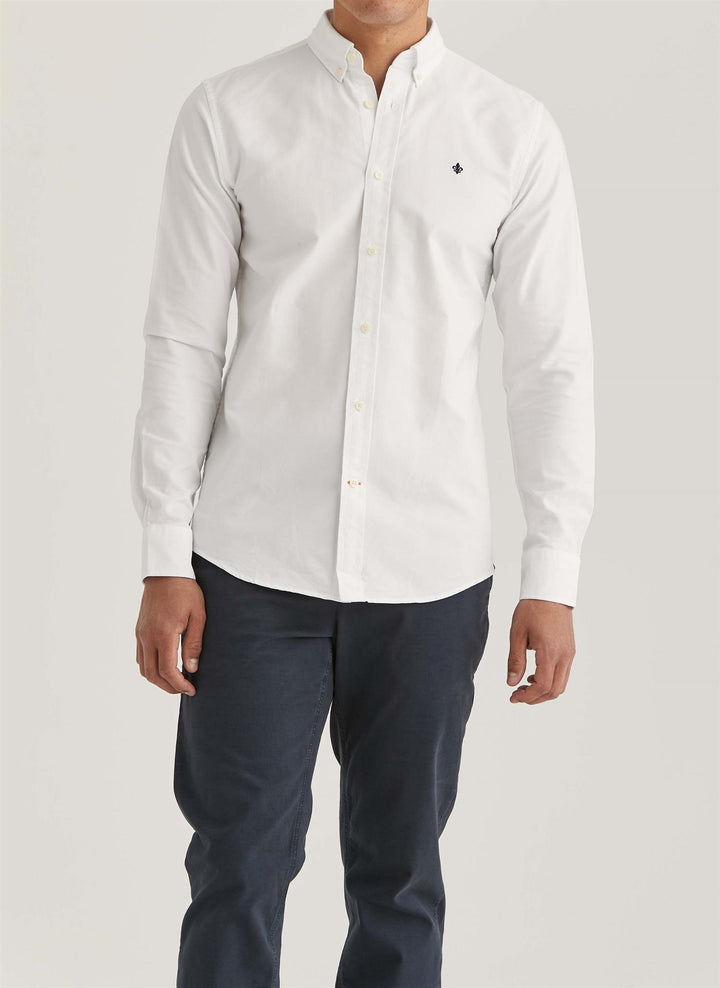 Oxford Slim Fit Button Down Shirt White