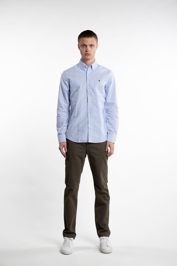 Oxford Slim Fit Button Down Shirt Light Blue