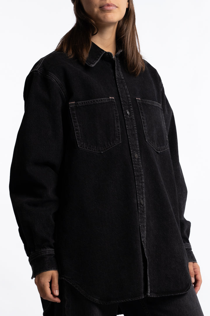 Denim Shirt- Black