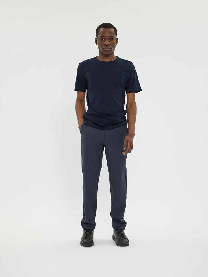 AlvinPL 90 Herringbone Trousers Midnight