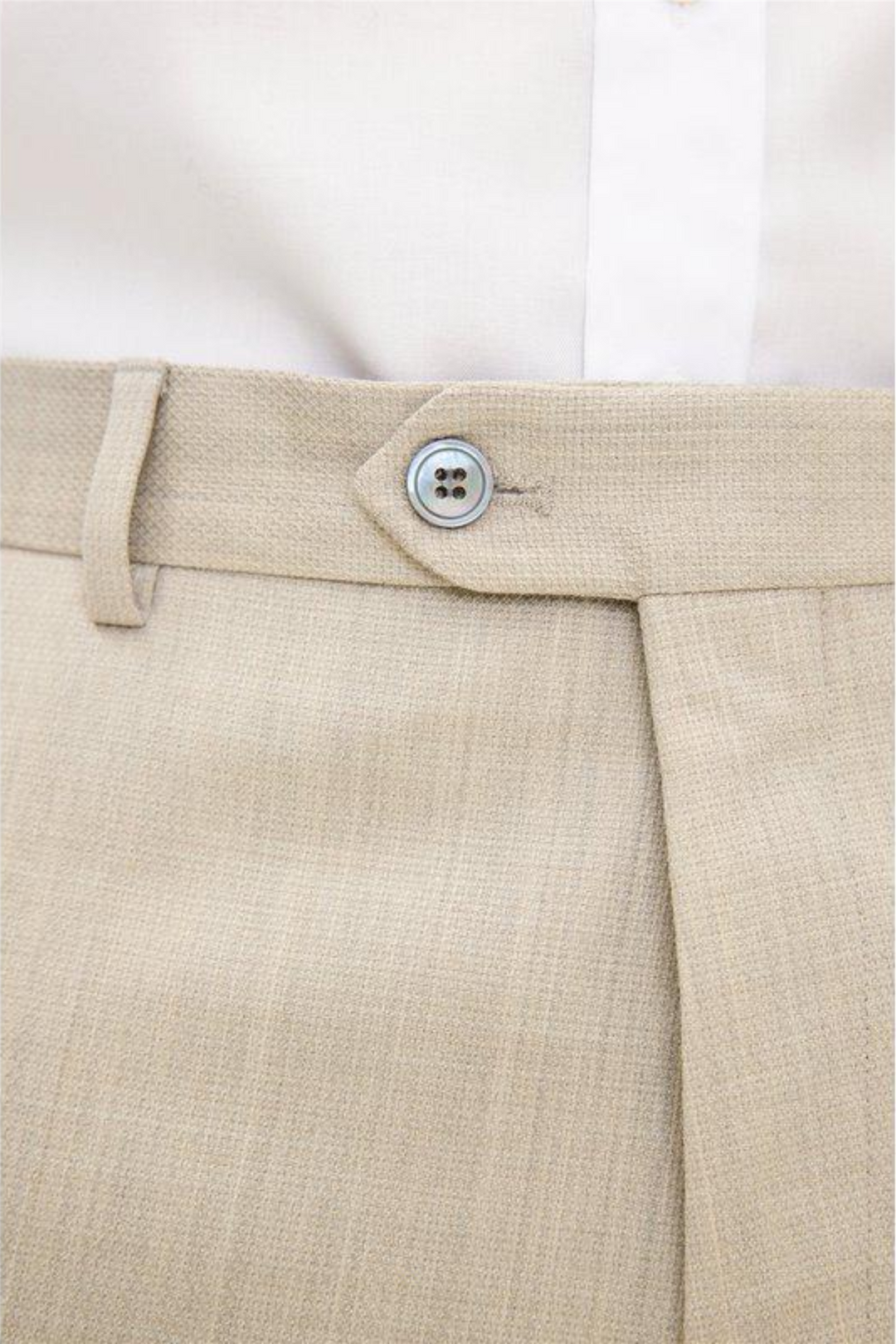 Dandy Wool Trousers Box Beige