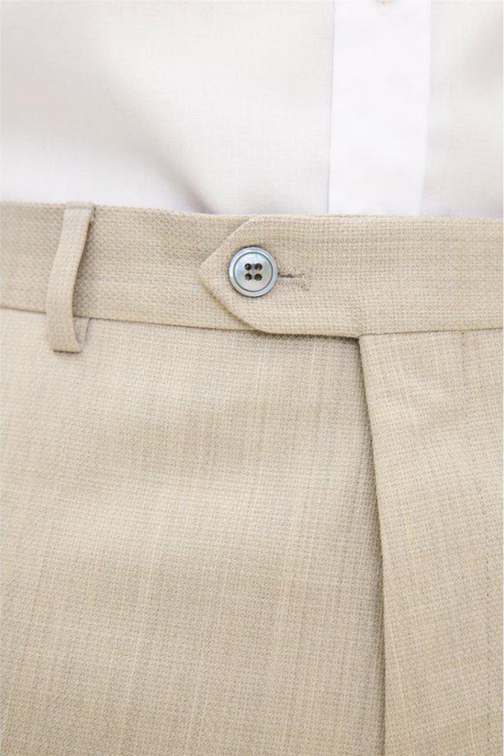 Dandy Wool Trousers Box Beige