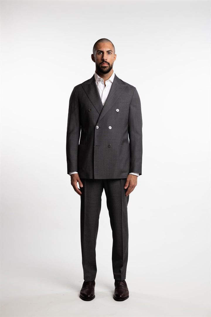 Vicenza DB Tropical Wool Blazer Grey