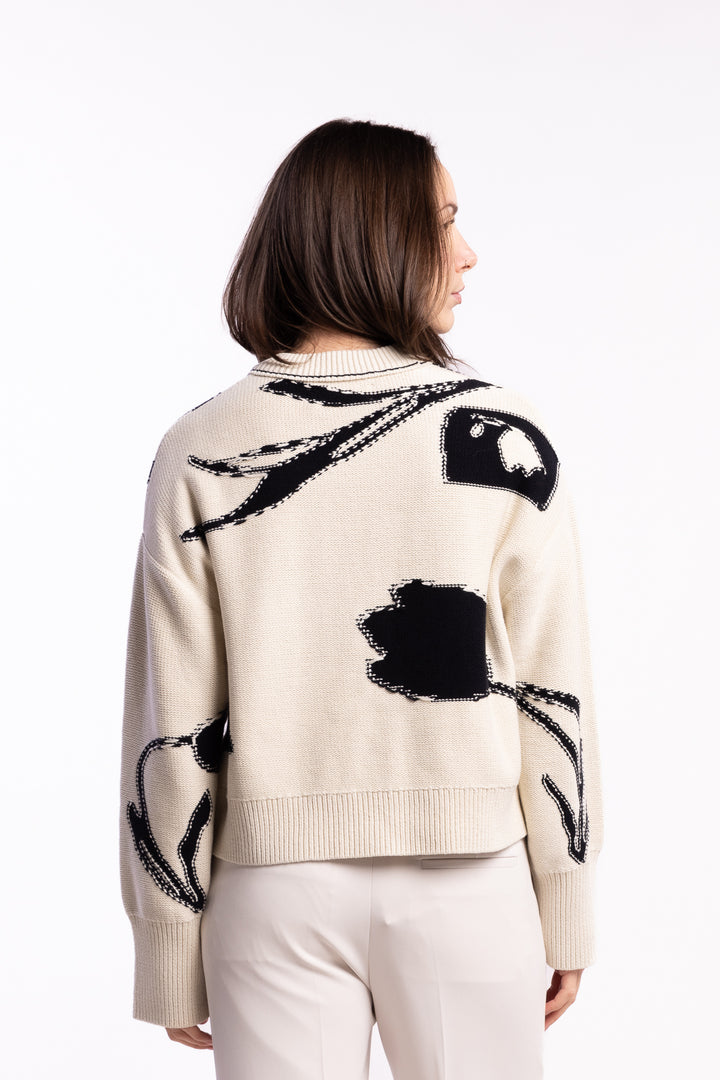 Salila Sweater 15529 - Cream Ashbloom