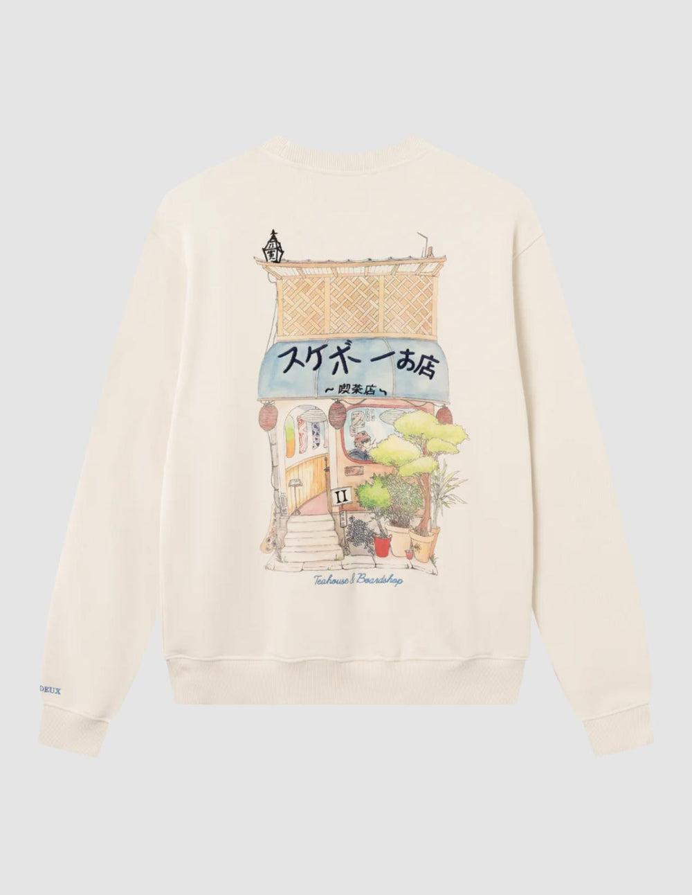 Hiroto Sweatshirt Ivory-Genser-Bogartstore