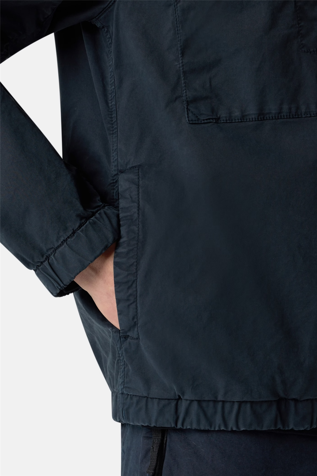 4100077 Hooded jacket with anti-drop Navy