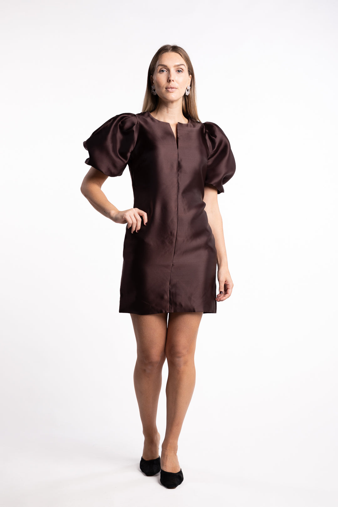 Rosie Dress - Dark Brown