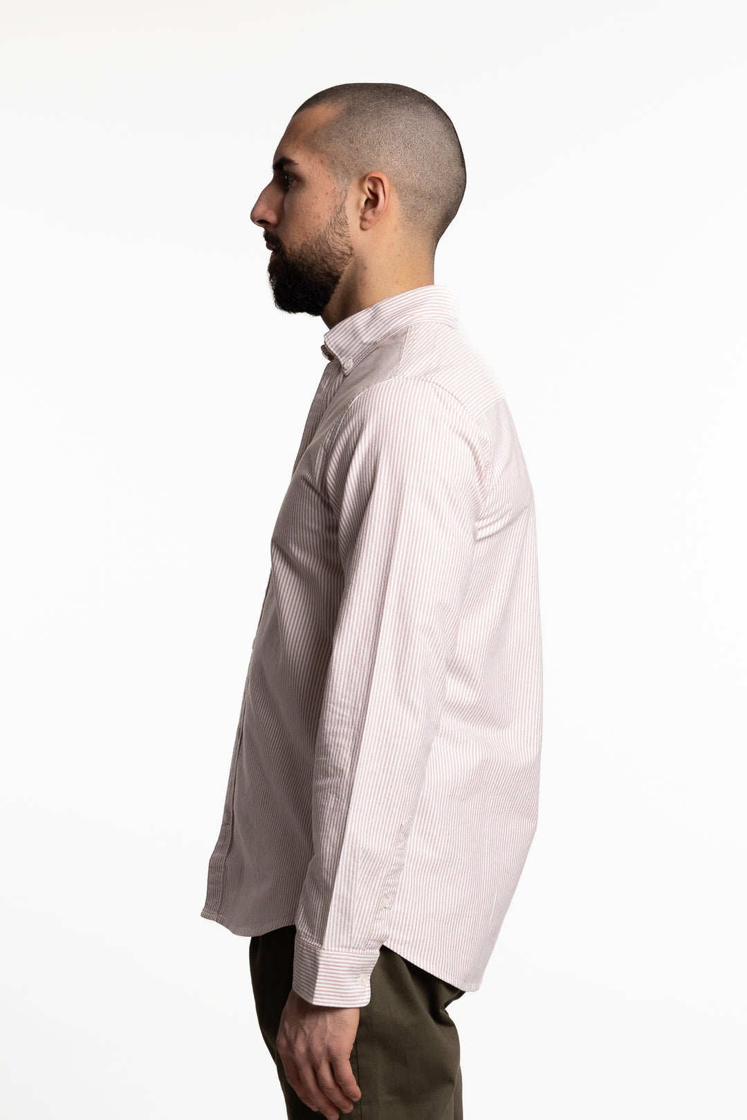 Kristian Oxford Shirt Terracotta/White