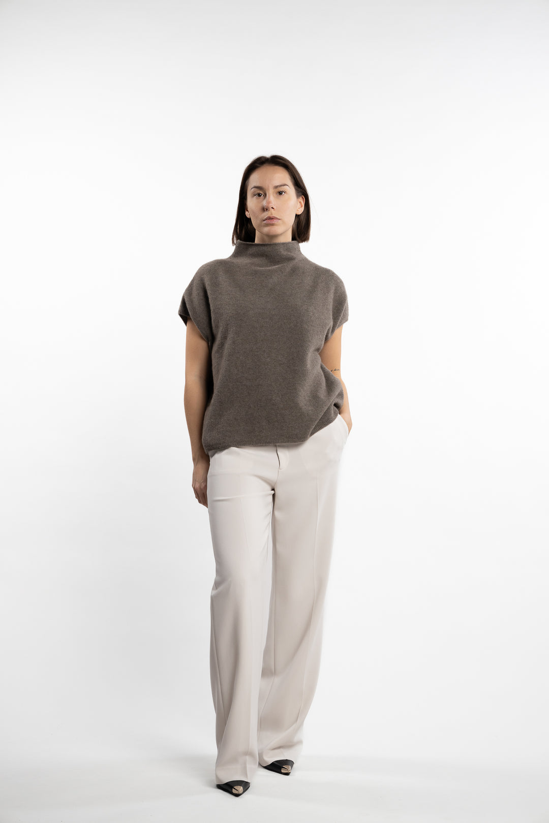 Ximena Sweater- Moss Grey