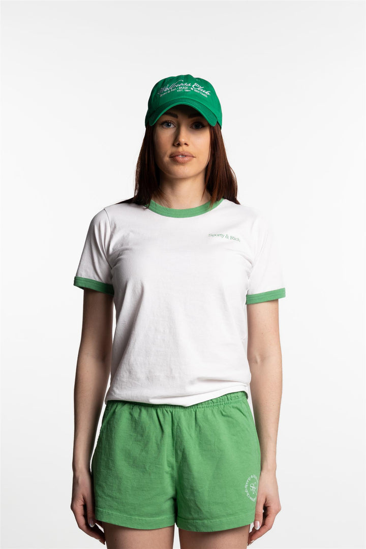 1800 Health Embroidered Hat- Verde/White