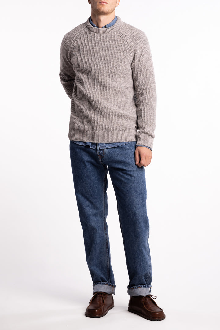 Horseford Crew Neck Stone