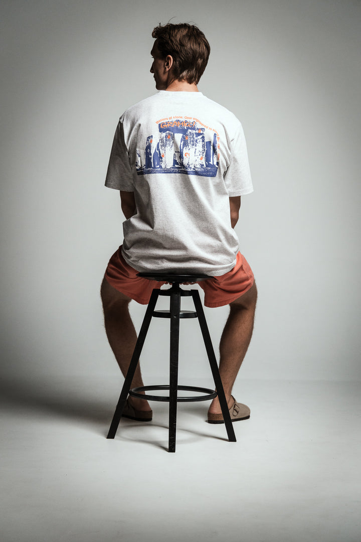 Stonehenge Tee Grey Heather