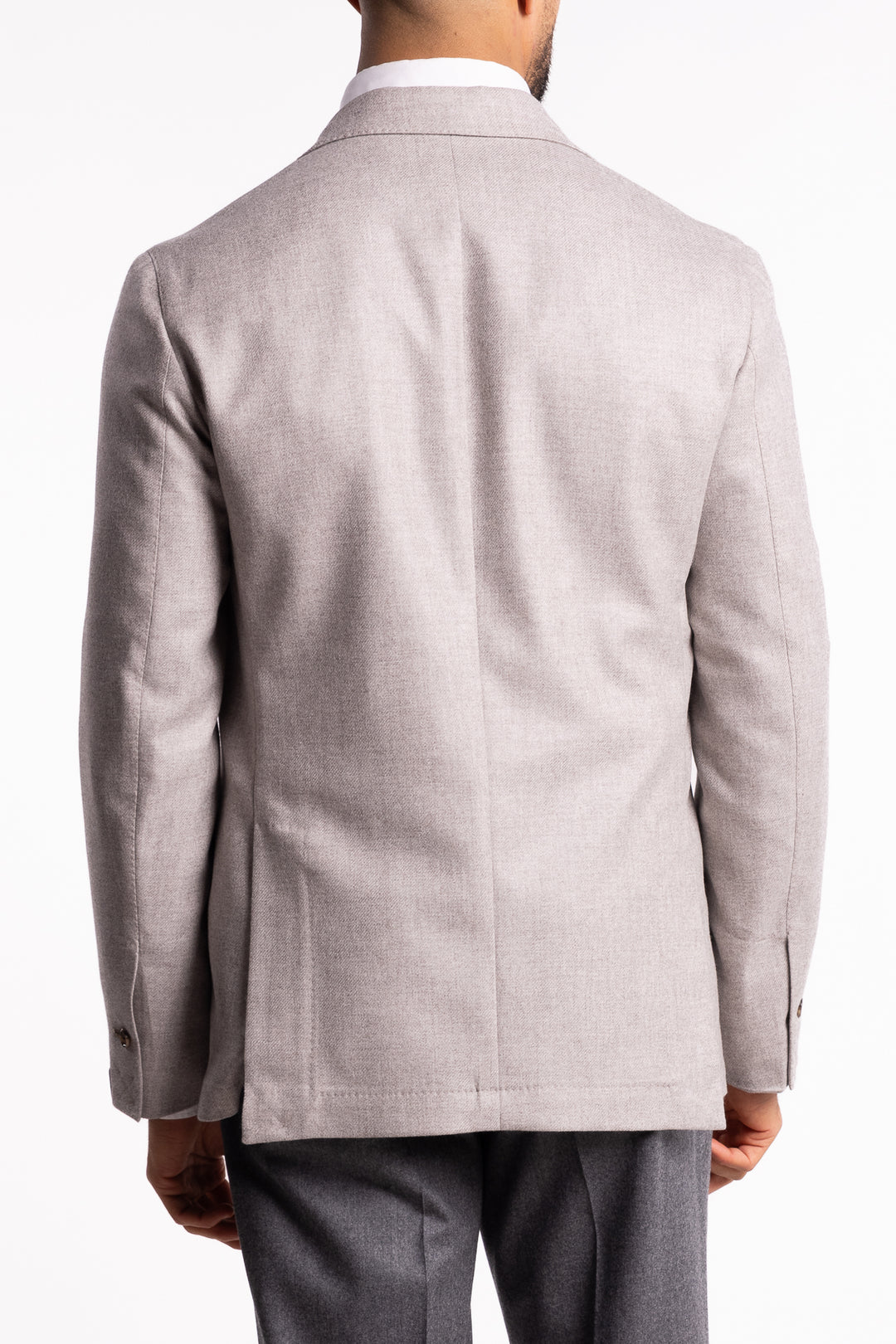 Easywear Flannel Blazer Beige