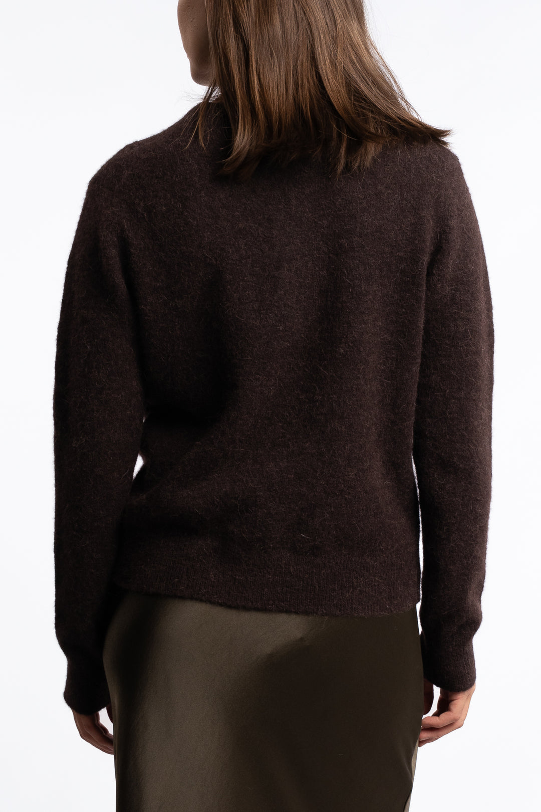 Nor Short Cardigan 7355 - Black Coffee