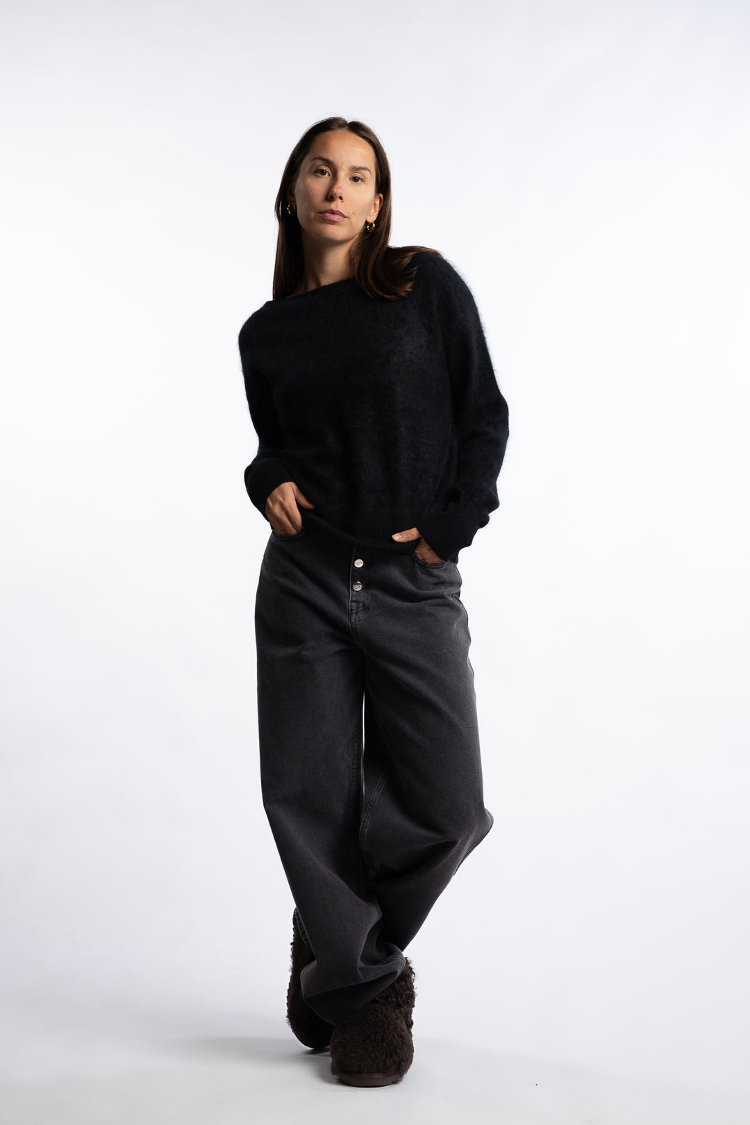 Cloud Knit- Black