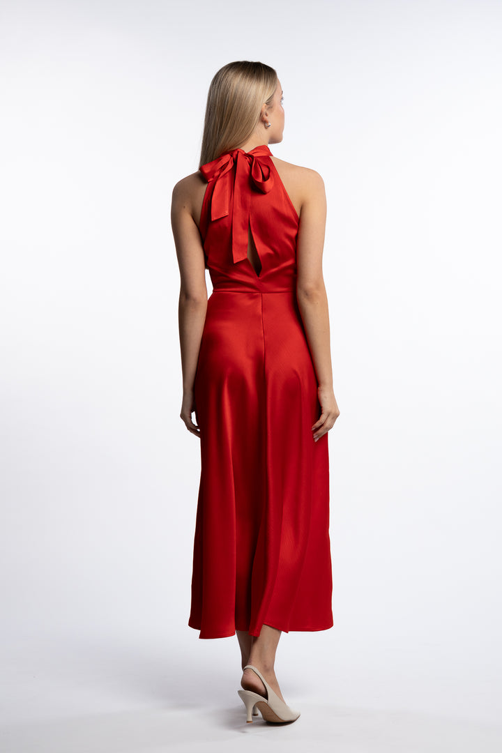Rheo Dress 12959- Flame Scarlet