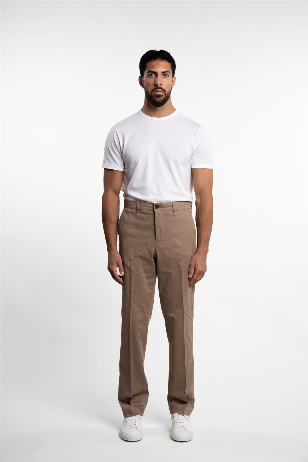 Lois C Flannel Twill Pants Tiger Brown