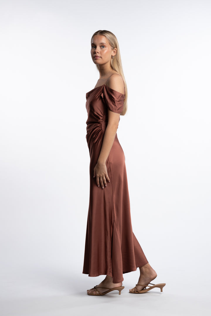 Lyra Dress- Terracotta