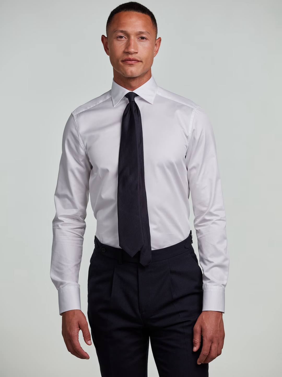 Slimline Twill Shirt White