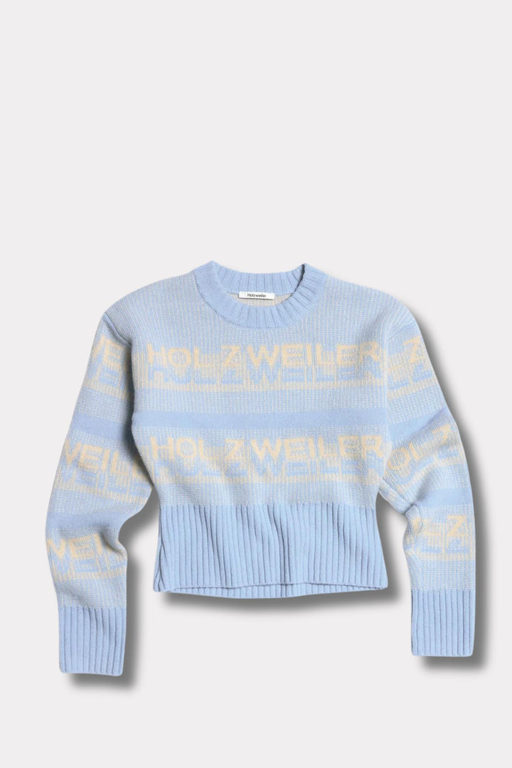 Ski Cropped Crew - Lt. Blue