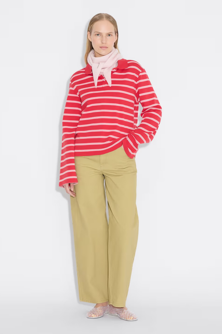 Sunny Polo - Red Stripe