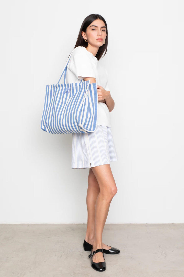 Ivy Tote bag - Blue stripe