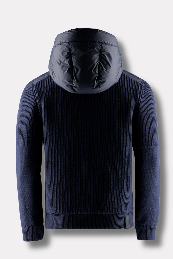 Ridge Knitted Hybrid Dark Navy