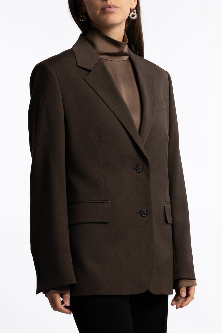 Delilah Blazer- Walnut Brown
