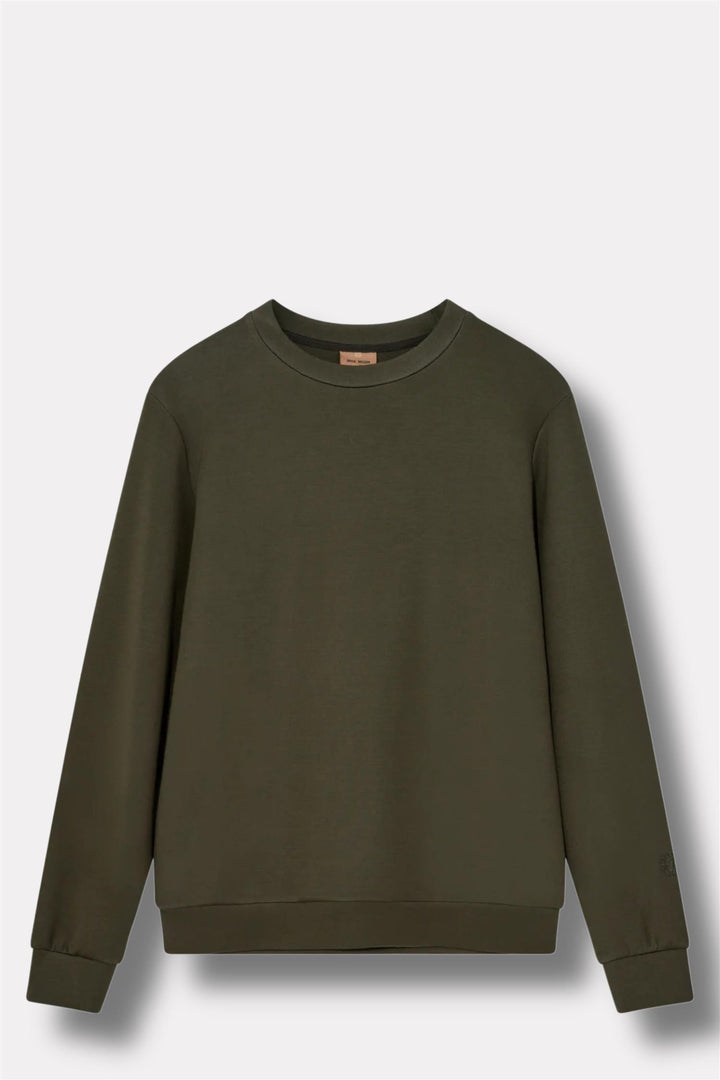 Abel Crew Neck Sweat Dk Army Green