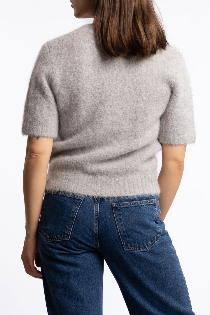 Sajeanne Top 15425 - Light Grey Mel.