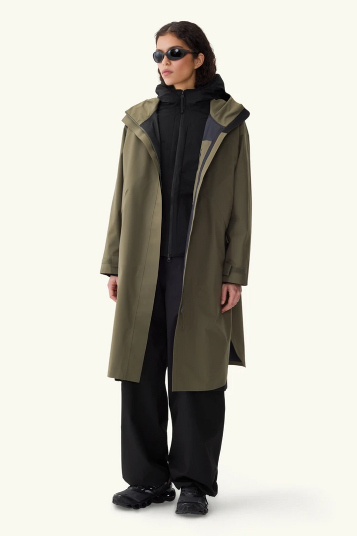 Vangen Coat- Grape Leaf
